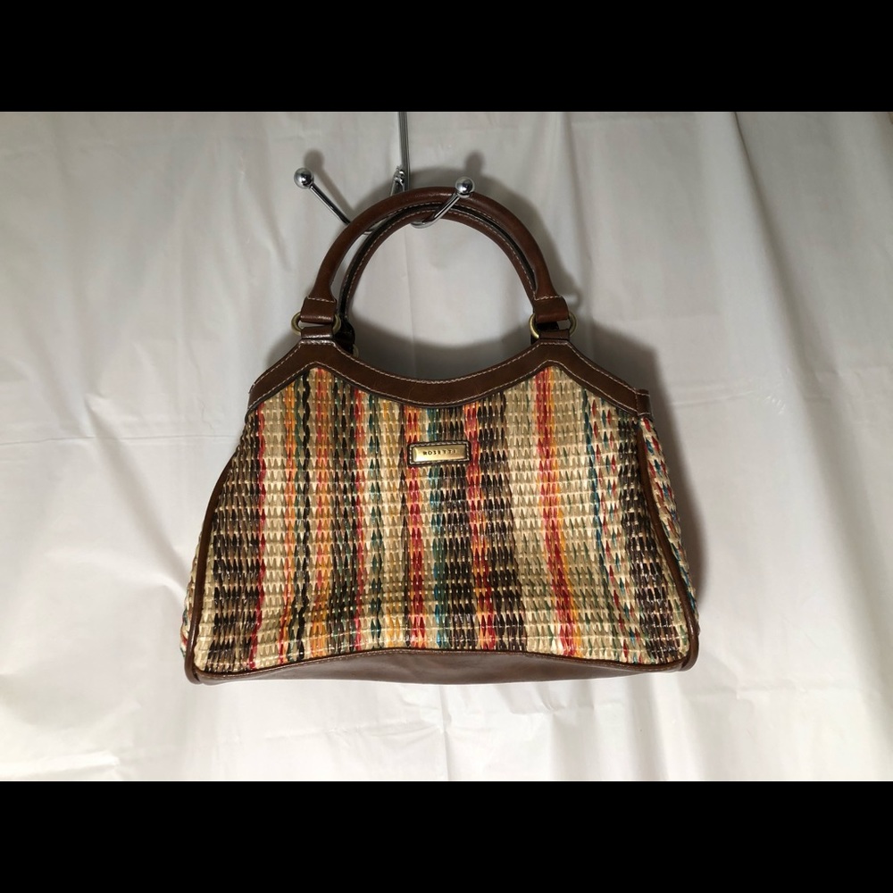Rosetti Multi Color straw look purse
